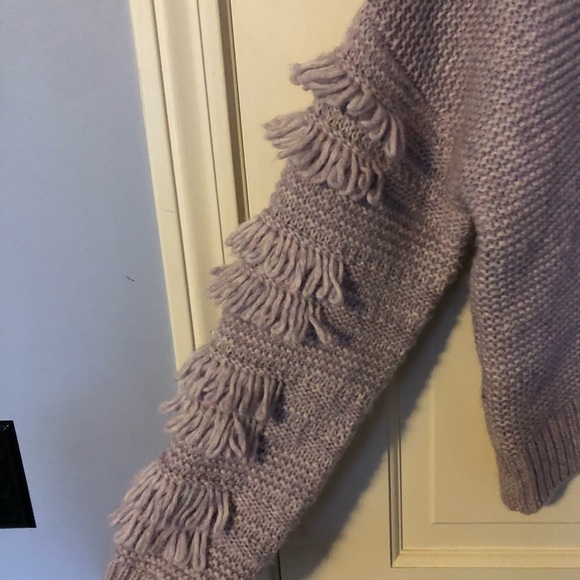 guc madewell Fringe sleeve pullover sweater - Picture 7 of 8
